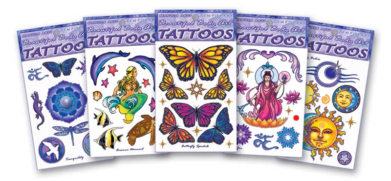 Mandala Arts Temporary Tattoos with the art of Bryon Allen